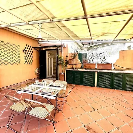 The Terrace In Apartman Róma